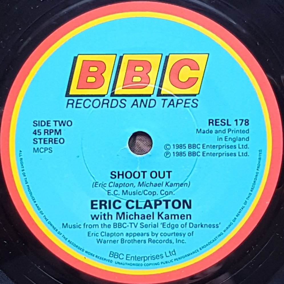 RESL 178 Edge of darkness Eric Clapton / Michael Kamen from the BBC records and Tapes library Label